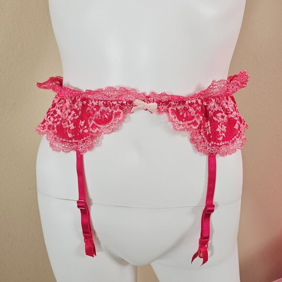 NWT Victoria's Secret VERY SEXY Lace Garter Belt with Rhinestones Size XS/S - Picture 1 of 7